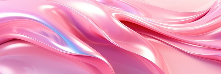 Abstract Pink Liquid Texture