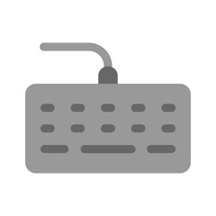 A simple keyboard icon representing typing, input, or computer usage