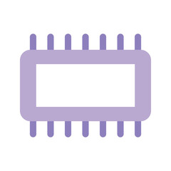 Icon of cloud processor in trendy style, premium vector