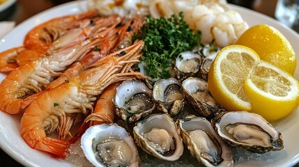 Seafood trio w/ lemon