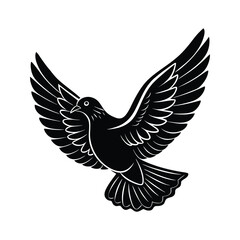 dove in flight