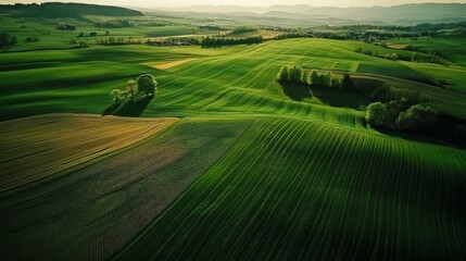 Switzerland's landscape by drone