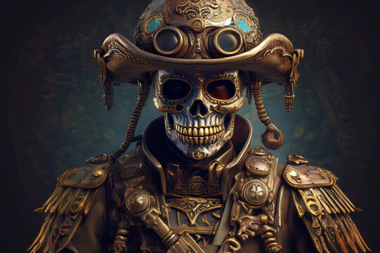 Photographs that fuse the elegance of catrinas with the audacity of pirates. Each image captures the mystery and beauty of Day of the Dead, combining art, tradition and adventure in a vibrant tribute 