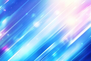 Fototapeta premium Vibrant blue and white abstract background with blurred lines and light effects creates dynamic and energetic atmosphere. Perfect for modern designs and digital projects