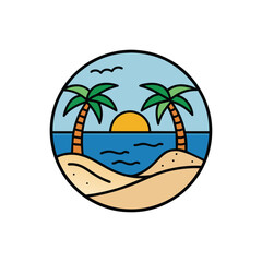 Beta logo and summer design