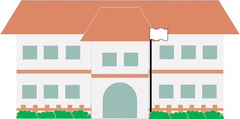 Illustration of school