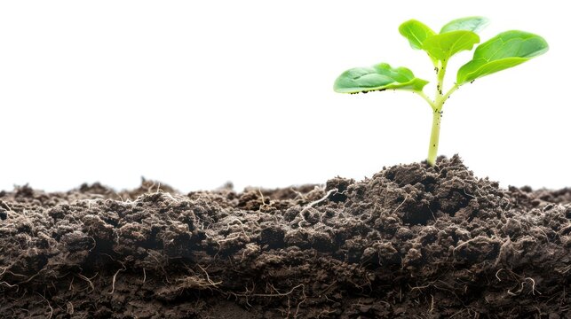 Wooden floor with green bushes isolated on white background telephoto lens realistic studio lighting.