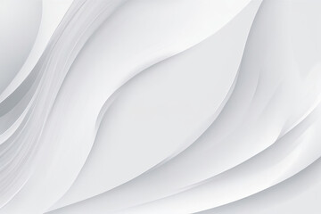 Obraz premium Abstract wavy background with flowing white lines and dynamic swirls. Perfect for futuristic business designs or fluid wallpapers.
