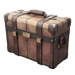 Vintage brown suitcase