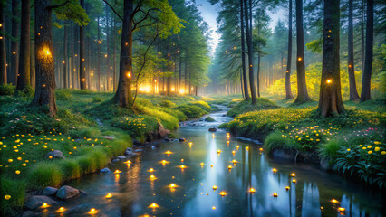 sunset in the forest. autumn, water, nature, lake, river, tree, landscape, fall, park, reflection, pond, forest, trees, sky, blue, yellow, canal, color, season, outdoors, beauty, leaf, garden, leaves,