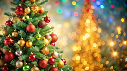 Macro abstract Christmas tree