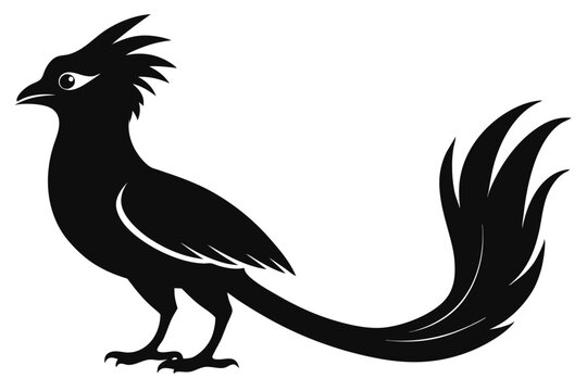 recommend clip art: Solid color Quetzal animal vector design