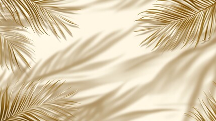  Sand and shadow on the beach from palm leaves. Beige static texture. Template for travel and package design. 