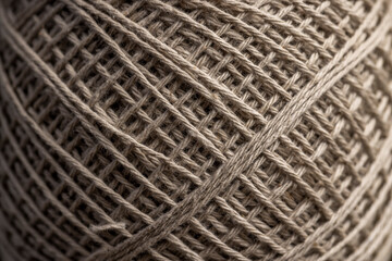 a new skein of grey thread is used for sewing