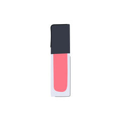 tinted lip gloss cartoon. sheer hydrating, vegan cruelty, free long tinted lip gloss sign. isolated symbol vector illustration