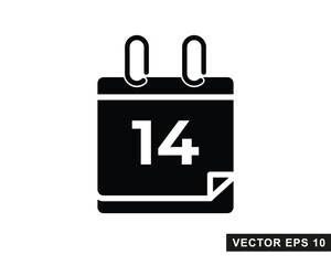 Calendar Icon isolated symbol