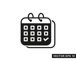 Calendar Icon isolated symbol