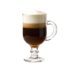 Irish Coffee isolate transparency background