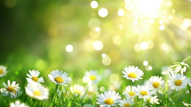 Vivid spring flowers in full bloom, high definition wallpaper for nature lovers