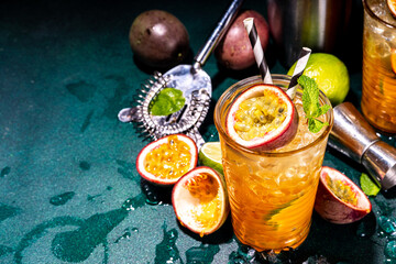 Passion fruit lemonade