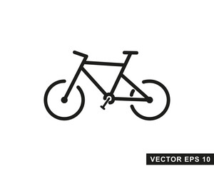 Fototapeta premium Bicycle icon Bicycle race symbol