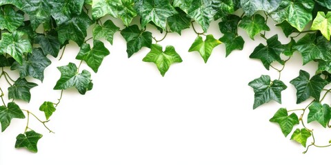 Fototapeta premium Bush grape or three-leaved wild vine cayratia (Cayratia trifolia) liana ivy plant bush,