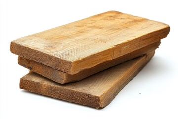 Isolated 2x4 wood boards isolated on white background