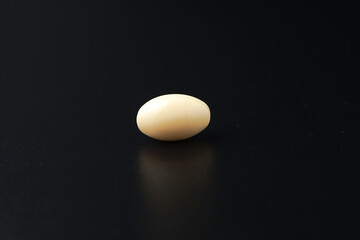 Vitamin in white soft gels capsules, Fish oil, omega 3, omega 9, vitamin D, vitamin E