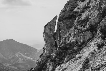Views of Velky Rozsutec in Mala Fatra National Park