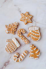 Christmas biscuits, gingerbread