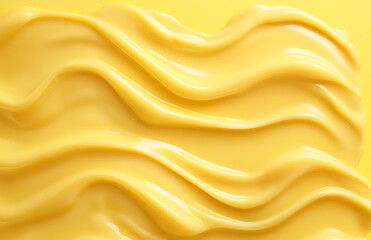 Obraz premium Smooth lines of melted cheese running down