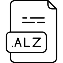 Fototapeta premium ALZ Icon