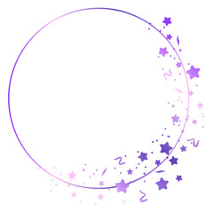 Geometric Lilac gradient vector frame 