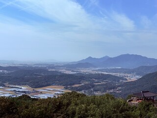 담양 금성산성에서 본 풍경