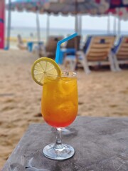 cocktail on the beach