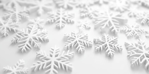 In this composition, Christmas decor is placed on a white background. This will serve as a concept for Xmas, winter, and new year. From the top view, flat lay, copy space is provided.