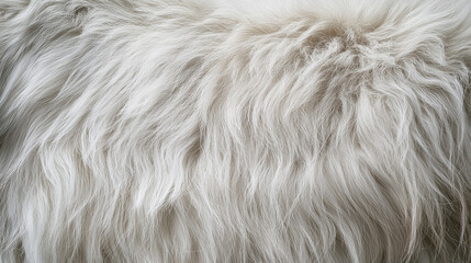 Close-up of soft cashmere wool texture, fluffy and luxurious strands, natural light grey tones, high-resolution background for fashion and textile design