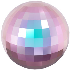 3d holographic shape, iridescent chrome fluid abstract form