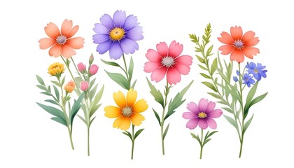 Fototapeta premium Pastel Colored Floral Arrangement