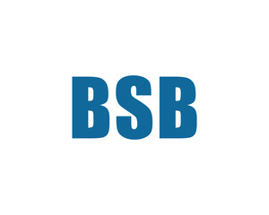 BSB logo design vector template. BSB