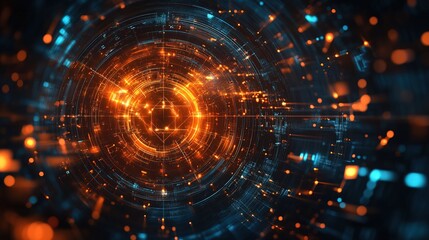 Fototapeta premium Ultra futurist tech abstract background 