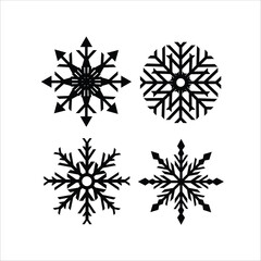 Obraz premium snow / snowflakes icon vector illustration, can be used as an icon on icons, background walls