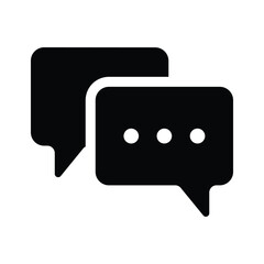 Conversation, text, messaging, chat bubble vector design