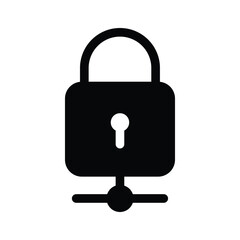 Well designed icon of network protection, ready to use icon