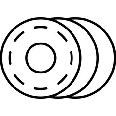 Reusable Cotton Rounds Icon