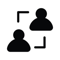 Two way communication vector design in modern style