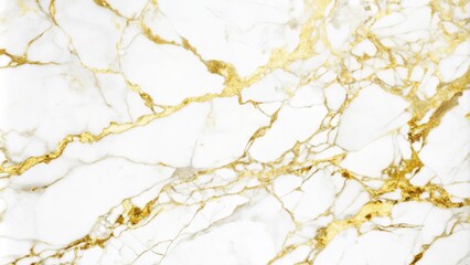 Fototapeta premium Elegant white marble surface with gold accents, perfect for luxury interior design and decorative applications.