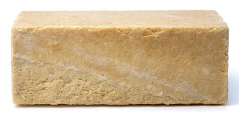 Stone block with rough texture