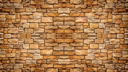 Fototapeta premium stone wall texture with a brown color in Symmetrical