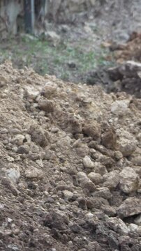 A Pile of Dirt and Rocks